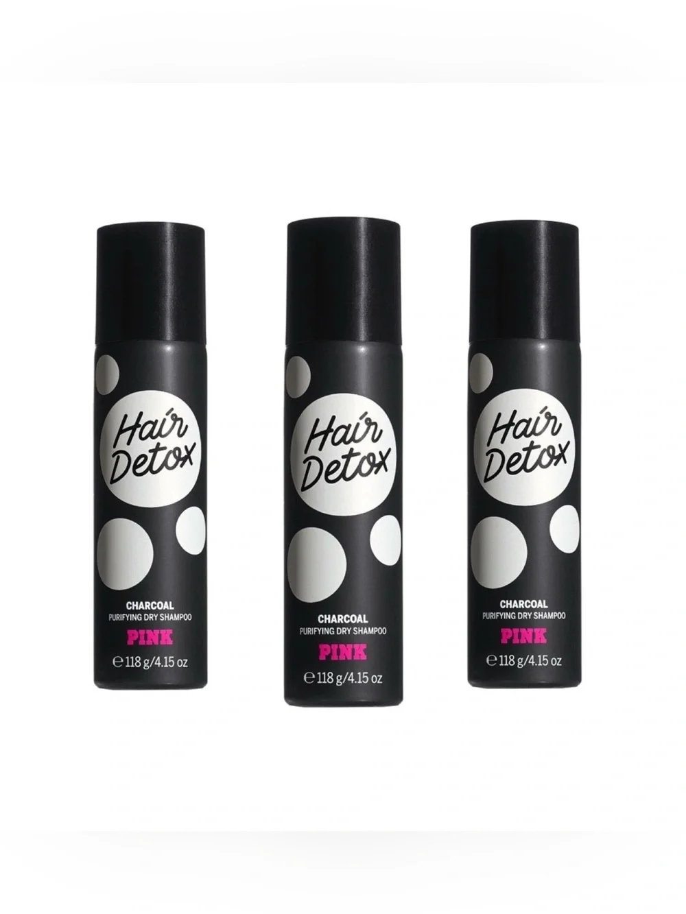 Victoria’s Secret PINK Hair Detox Charcoal Dry Shampoo(3) /Body Scrub /Body Wash